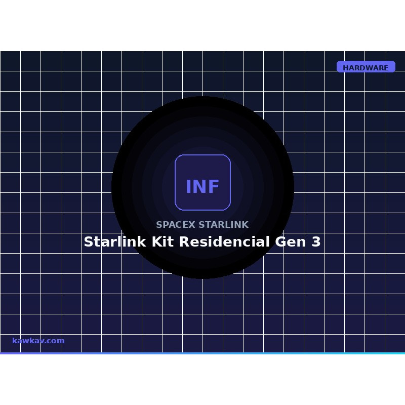 Starlink Kit Residencial Gen 3